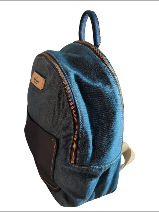 kate spade Denim & Navy Leather Pocket Mini Backpack main image 6